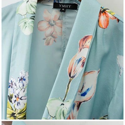 Ensemble de costume cravate à fleurs