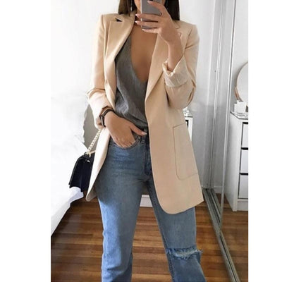 Blazer slim à revers