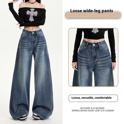 Women's Loose Fit Denim Pants - Shé Hauté