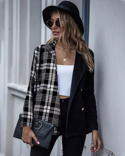 Blazer bicolore