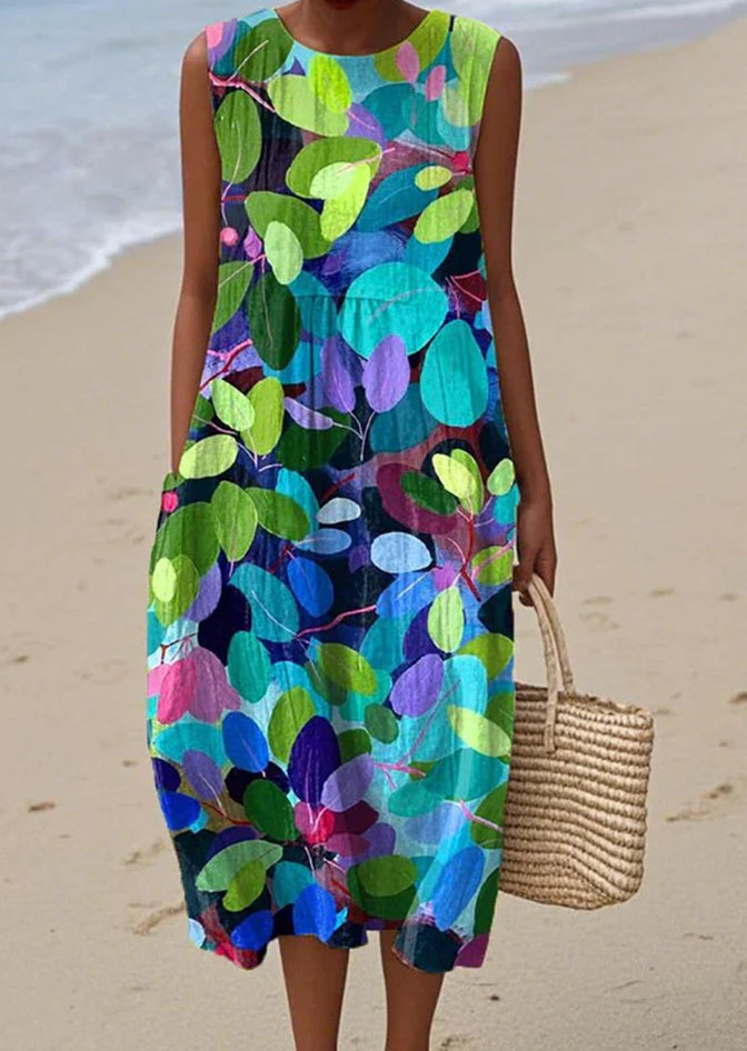Robe slim imprimée