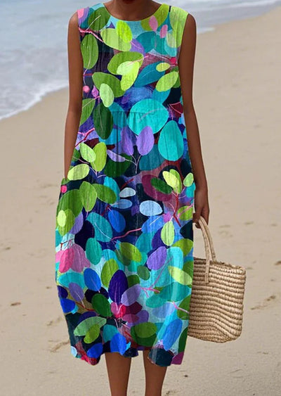 Robe slim imprimée