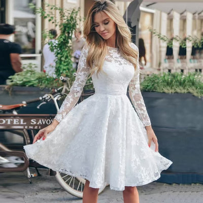 Women's Vintage Lace Wedding Dress - Shé Hauté