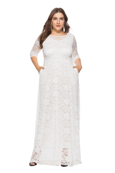 Hollow Lace Dress