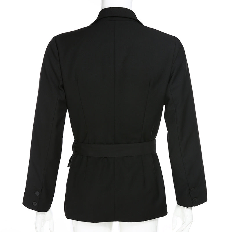 Long Blazer with Belt