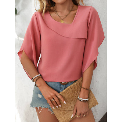 Women's V-Neck Work Blouse