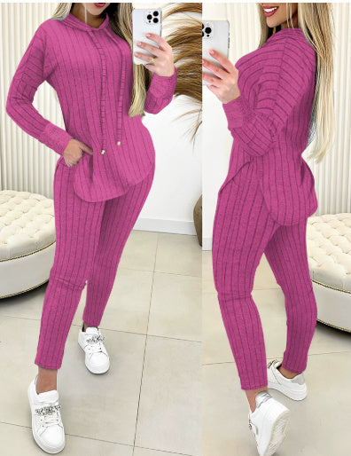 Ensemble haut et manteau confortable