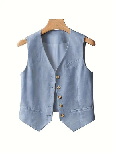Elegant Linen Vest