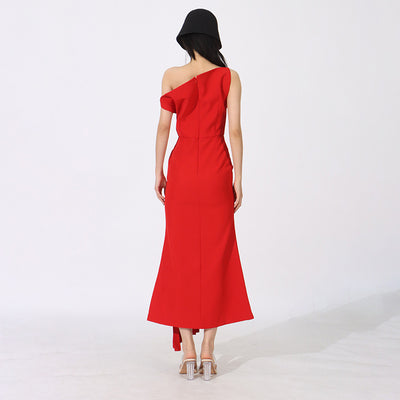 Robe plissée élégante