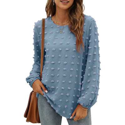 Chemisier ample en jacquard