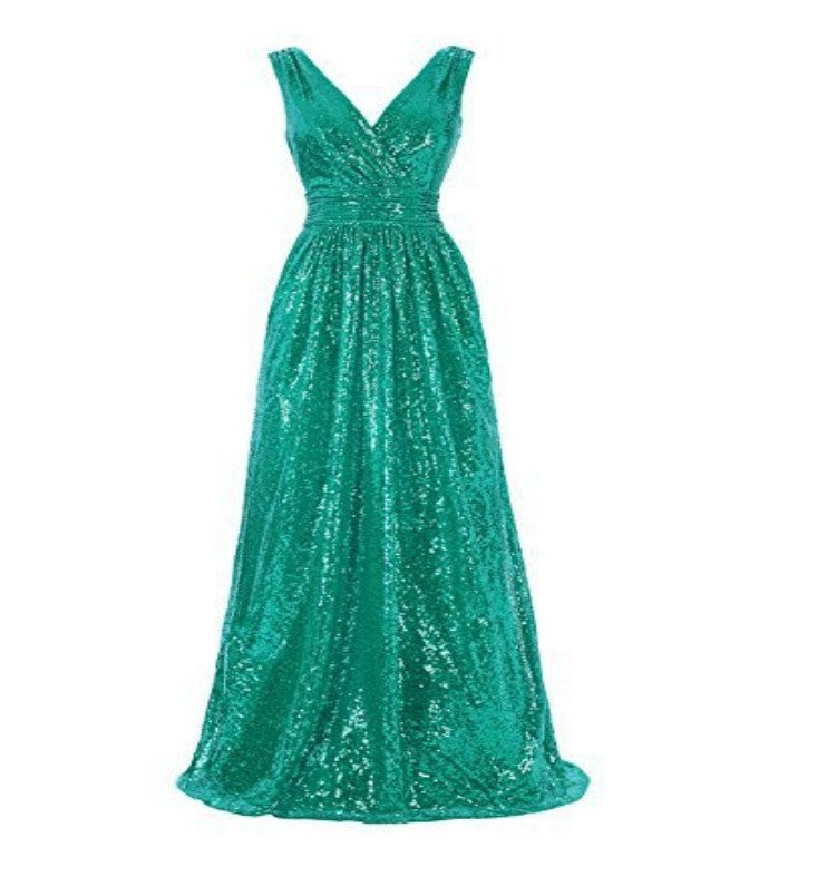 Robe à paillettes slim