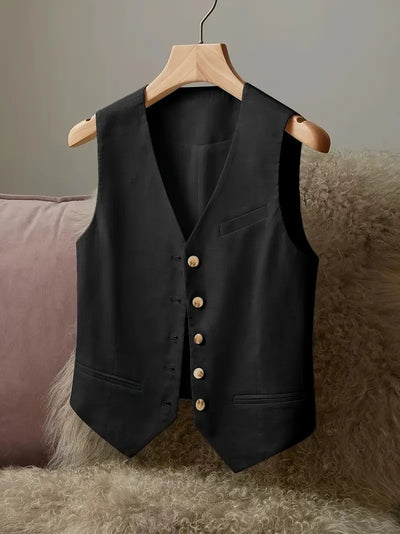 Elegant Linen Vest
