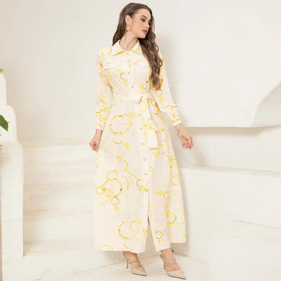 Chic Lapel Dress Shé Hauté