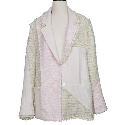 Blazer en laine surdimensionné 