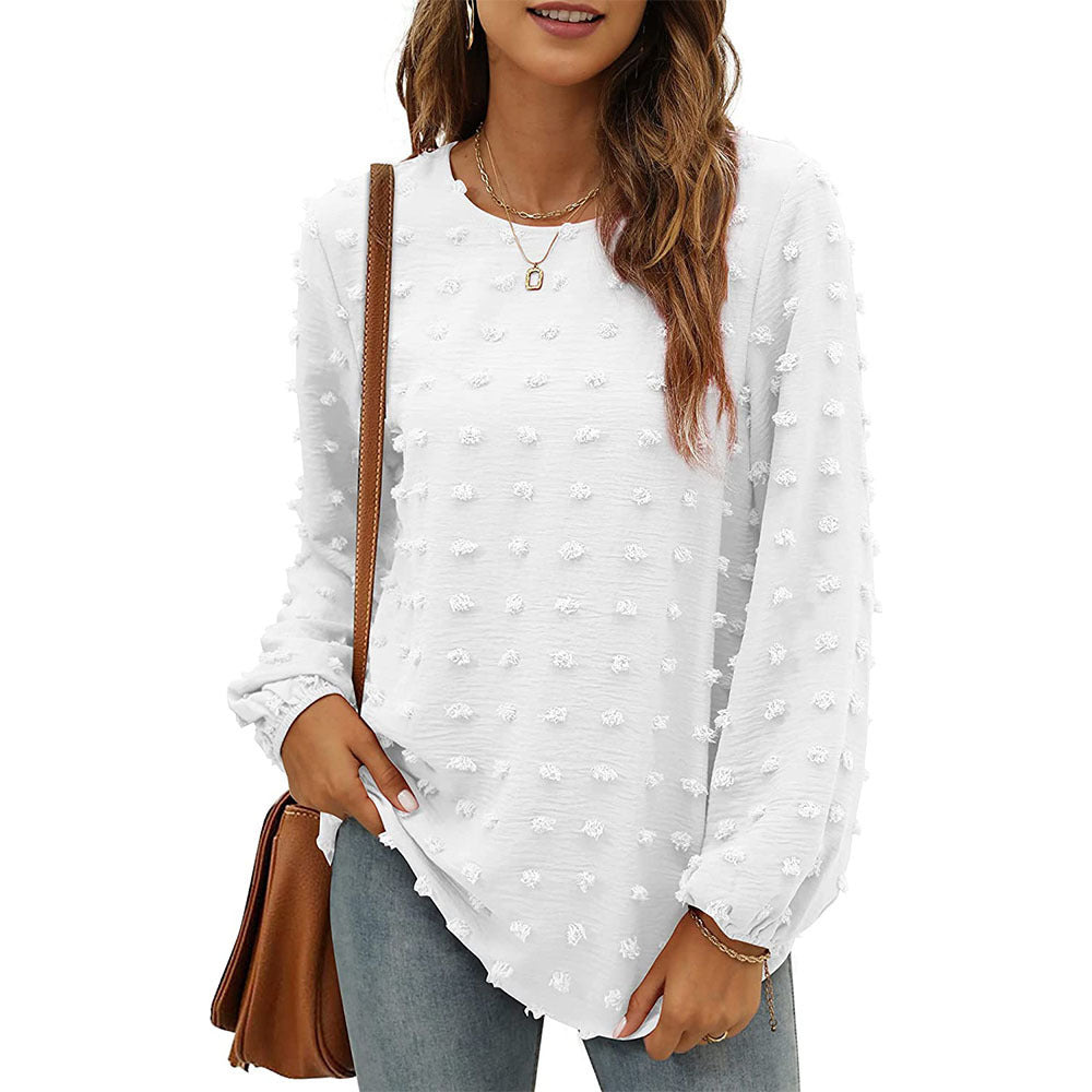 Chemisier ample en jacquard