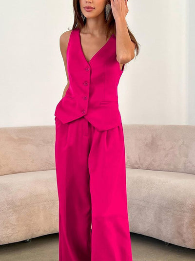 Casual Vest Suit
