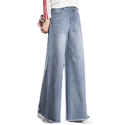 Baggy en jean brut