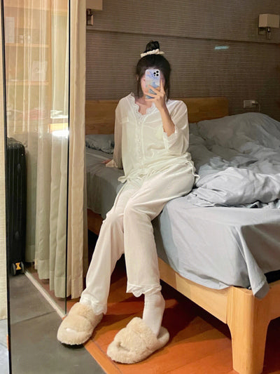 Lace Trim PJs