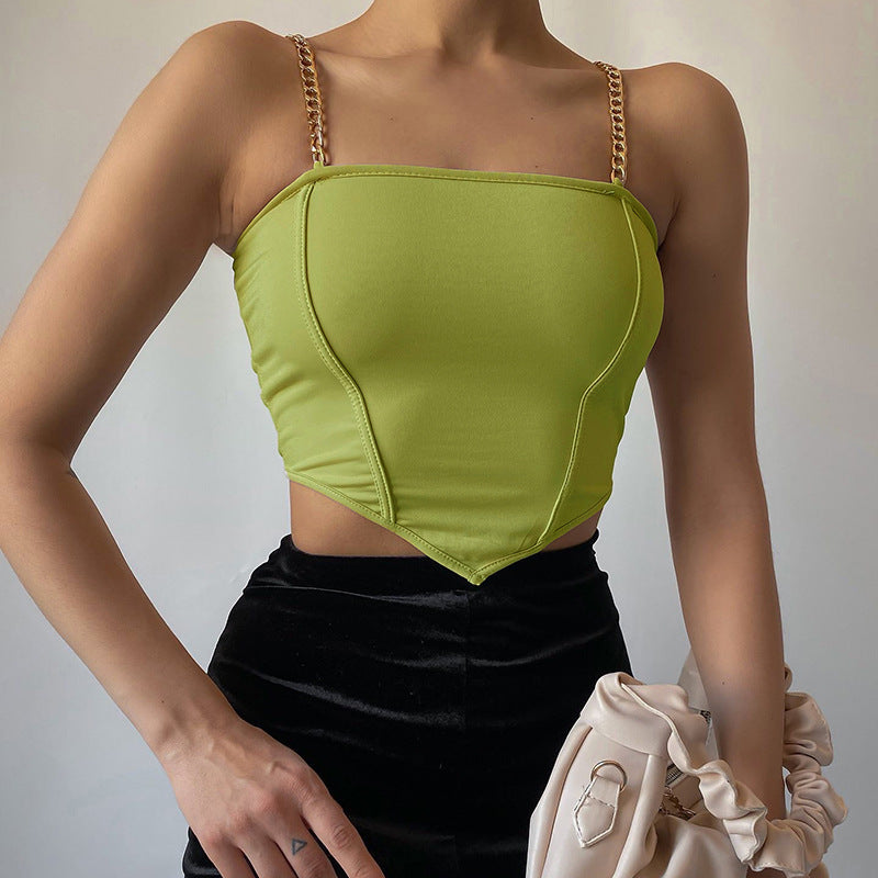 Chain Off Shoulder Top