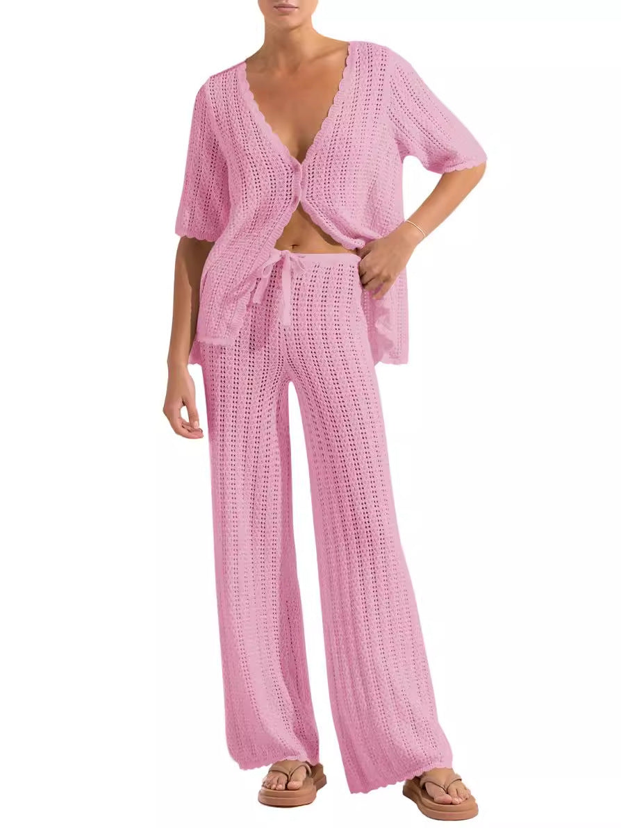 Cutout Sweater Suit