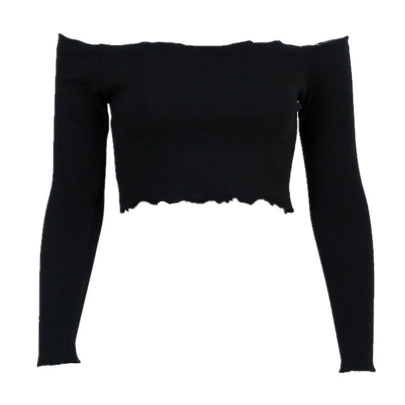 Black Red Off Shoulder