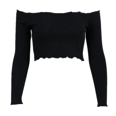 Black Red Off Shoulder