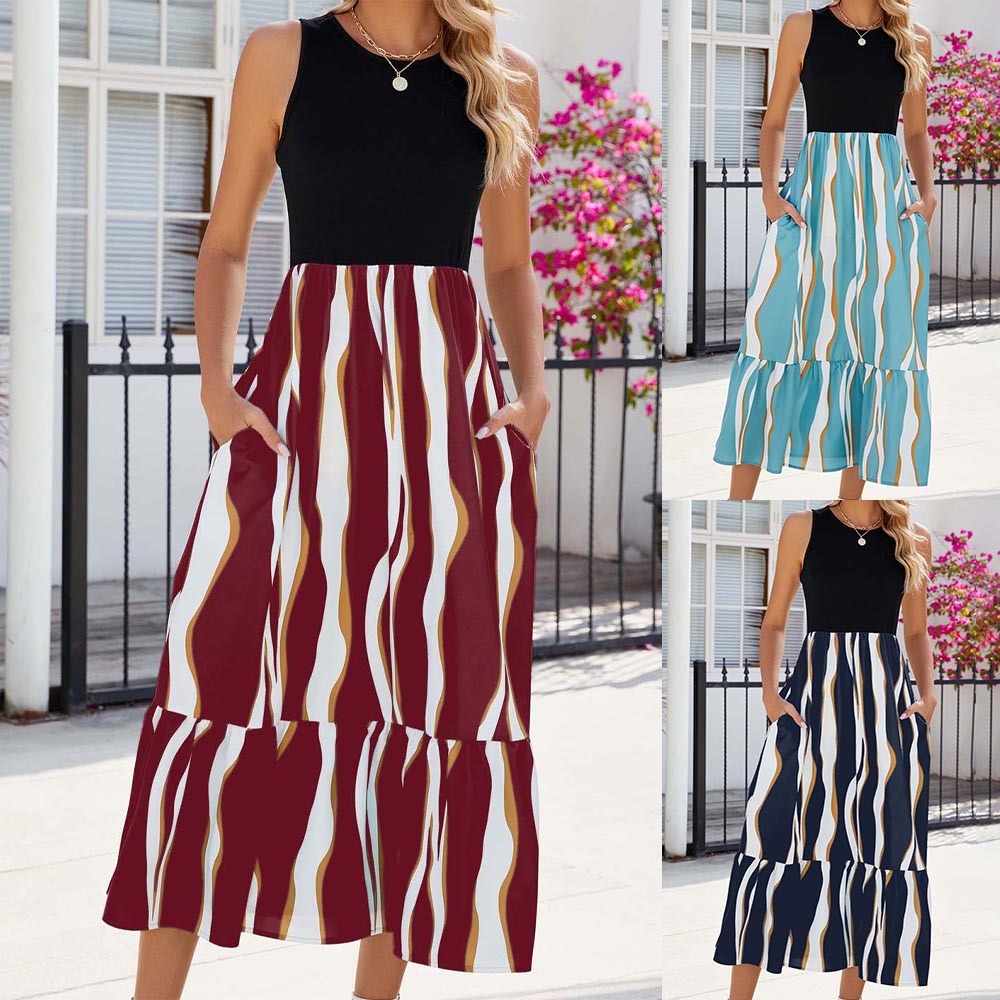 Striped Maxi Dress