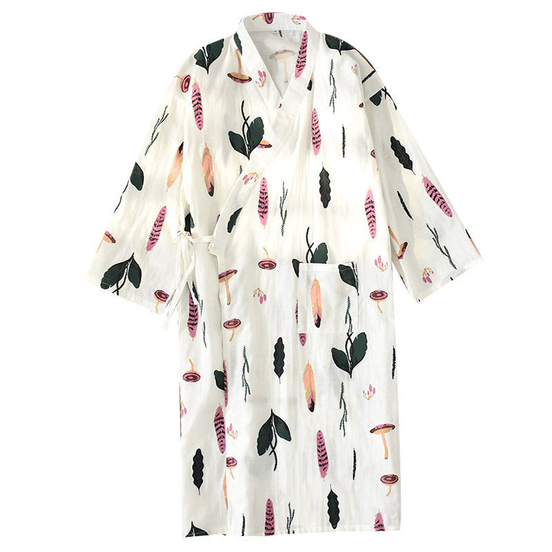 Gauze Kimono Robe