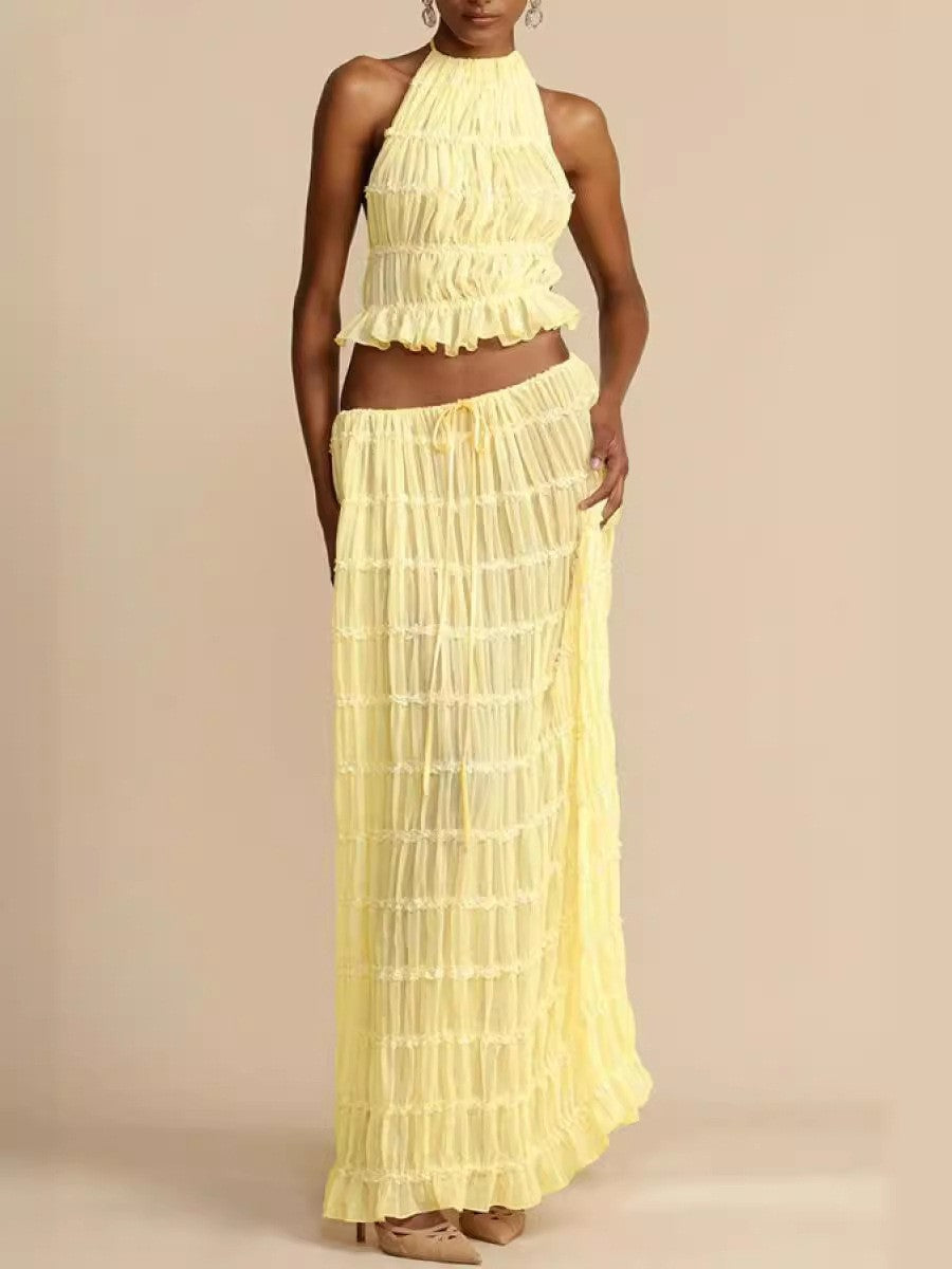 Flowy Vest Suit