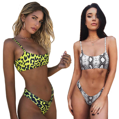 Leopard print bikini swimsuit - Shé Hauté