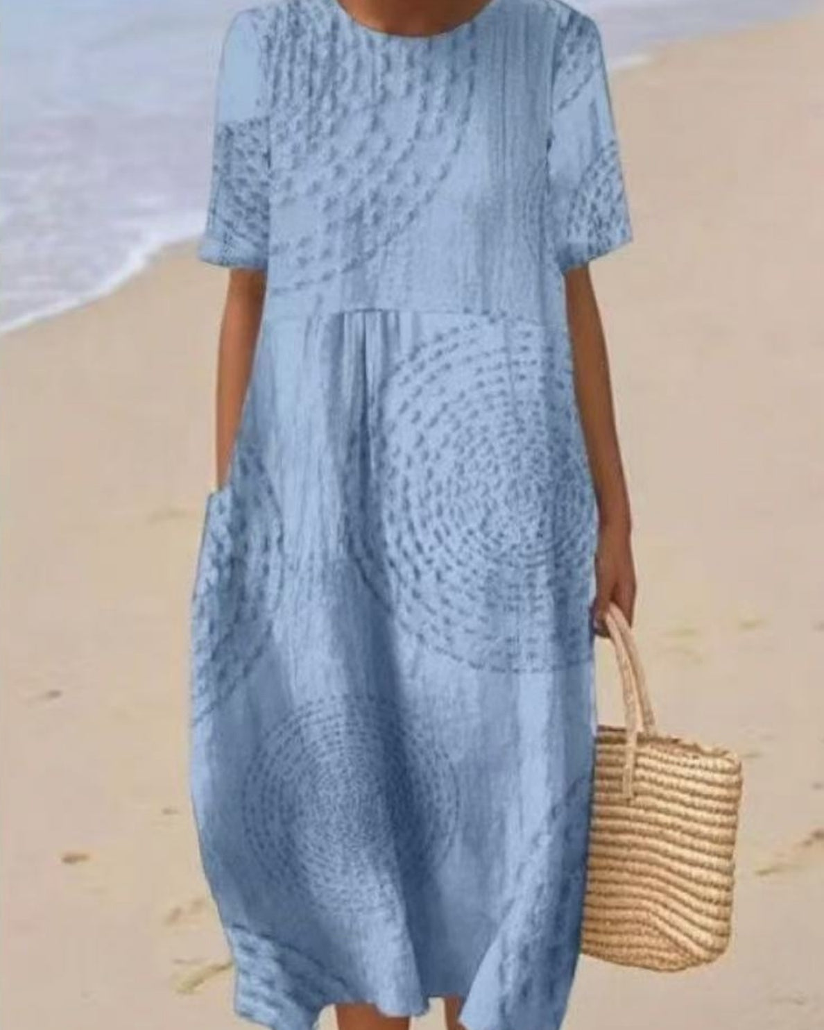 Printed Fit Dress
