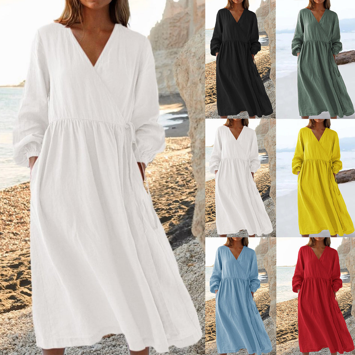 Cotton Linen Dress