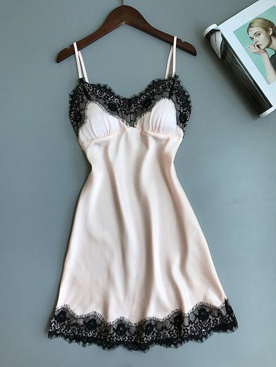 Robe nuisette en soie