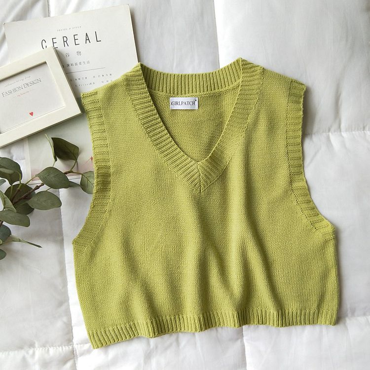 Women's Retro Knit Vest