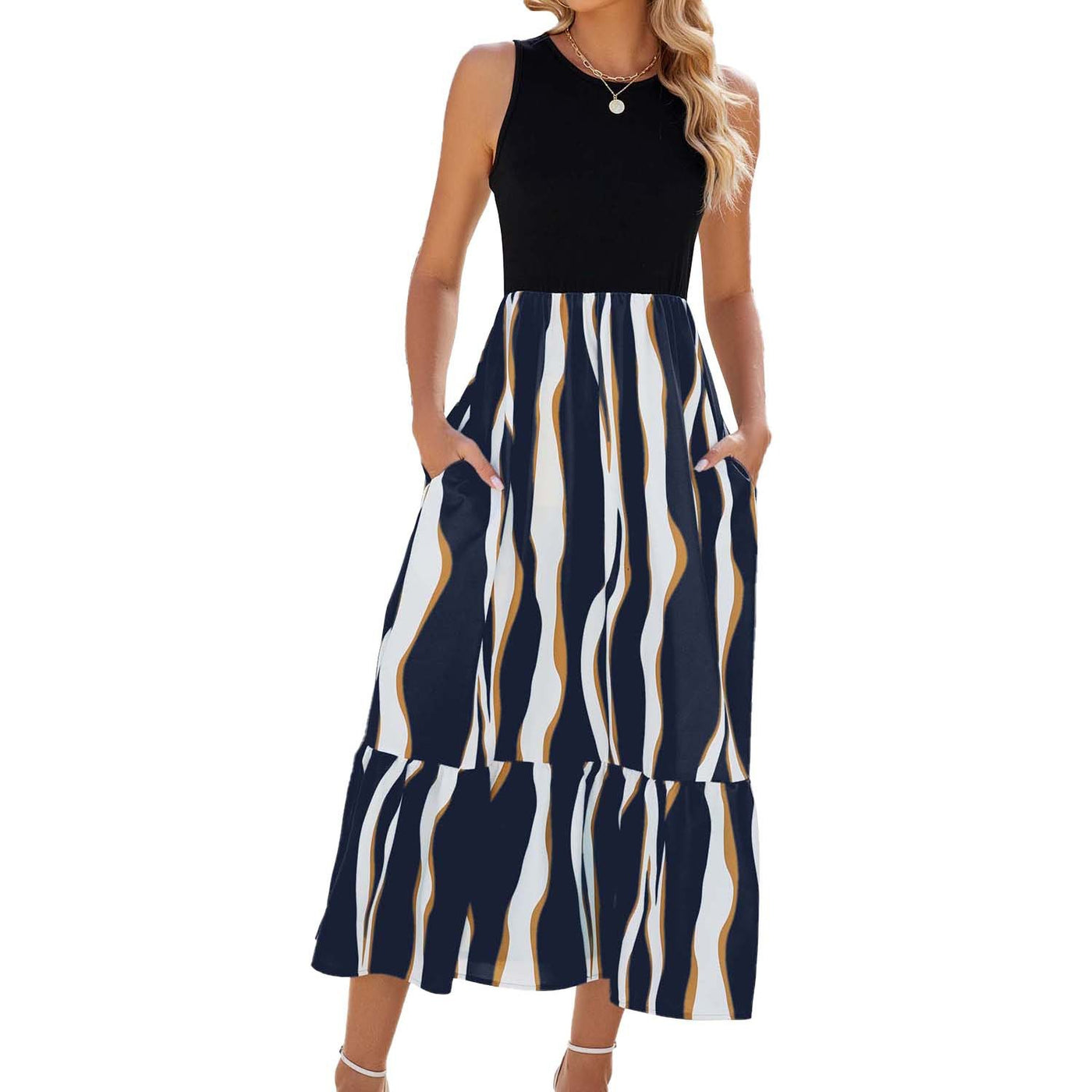 Striped Maxi Dress
