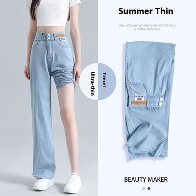 Women's Light  Wide-Leg Jeans - Shé Hauté