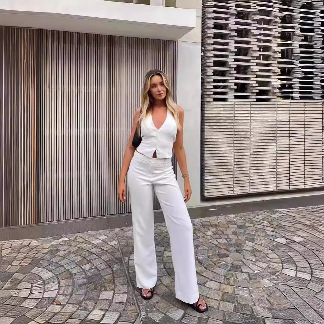 Backless Suit Set