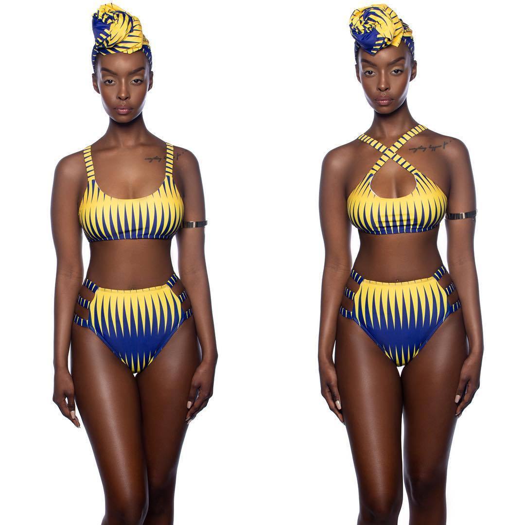 Split high waist bikini - Shé Hauté