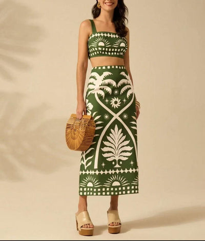 Robe imprimée chic