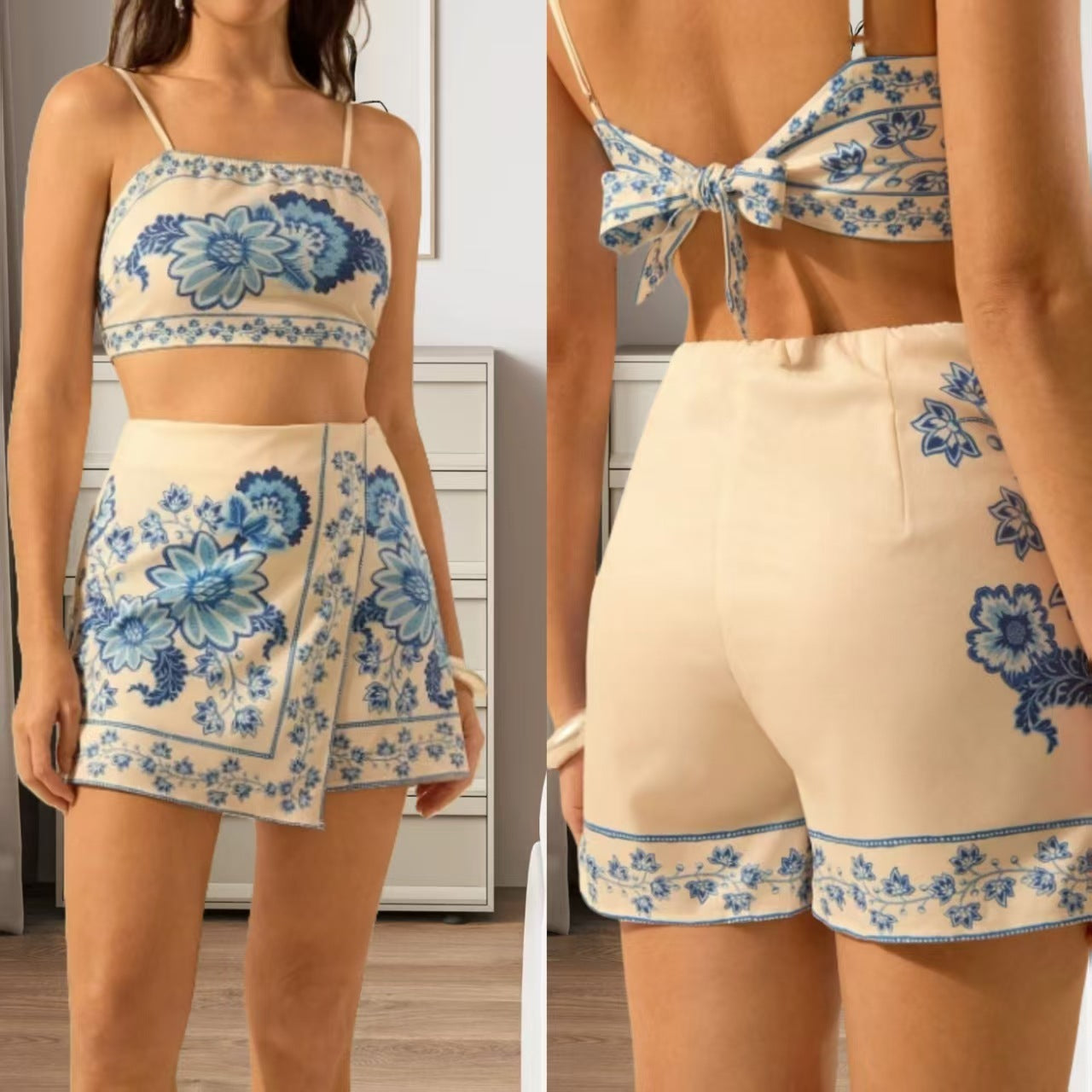 Printed Spaghetti Set