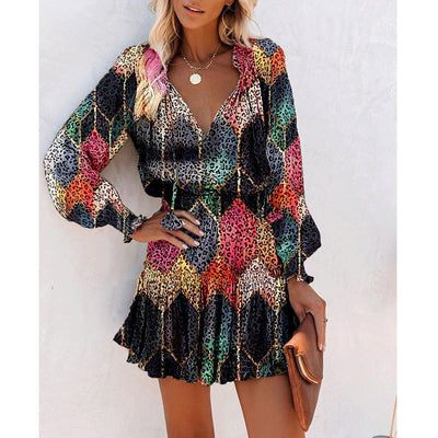 Robe patchwork fleurie
