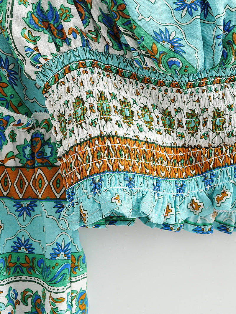 Fall Printed Suit Set