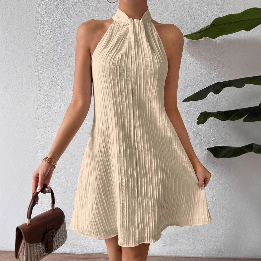 Robe drapée dos nu