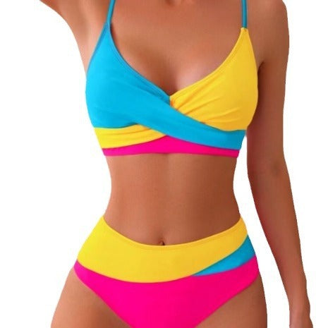 Color Block Bikini Set – Women - Shé Hauté