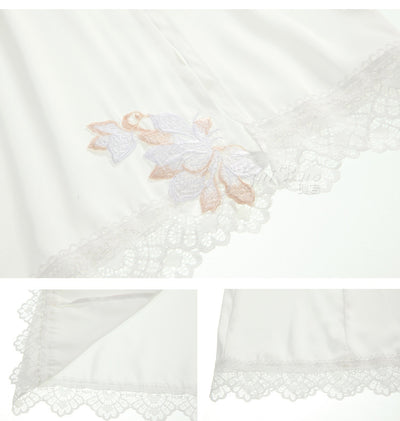 Faux Silk Lace Slip