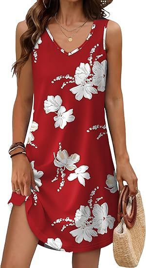 Robe fleurie coupe ample