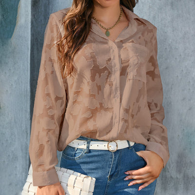 Casual Long Sleeve Top – Women