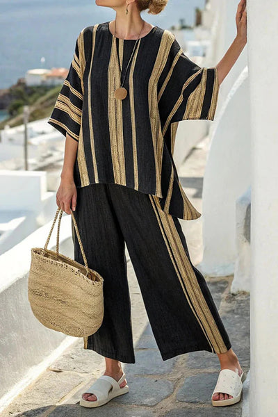 Summer Striped Suit