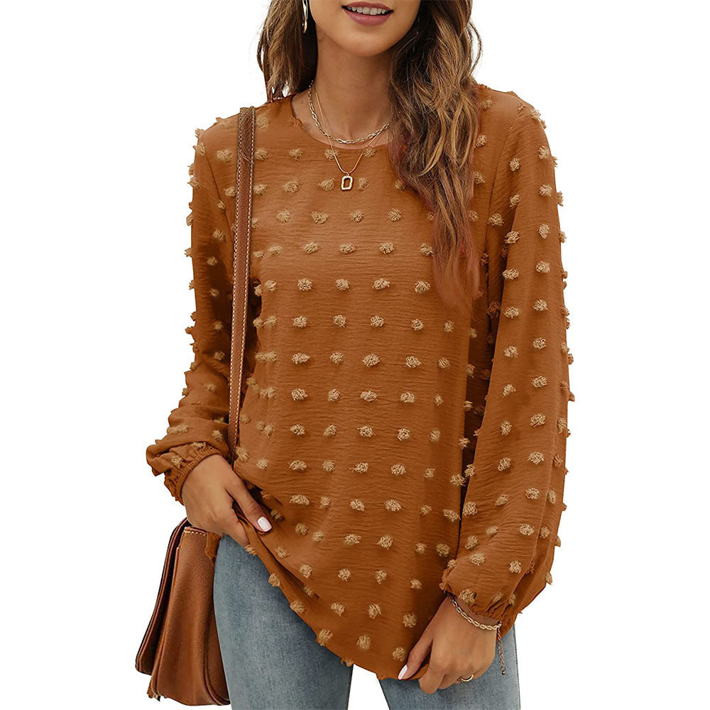 Chemisier ample en jacquard