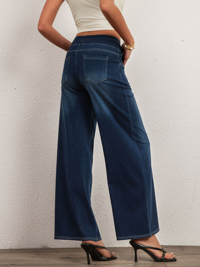 Loose Fit Blue Jeans